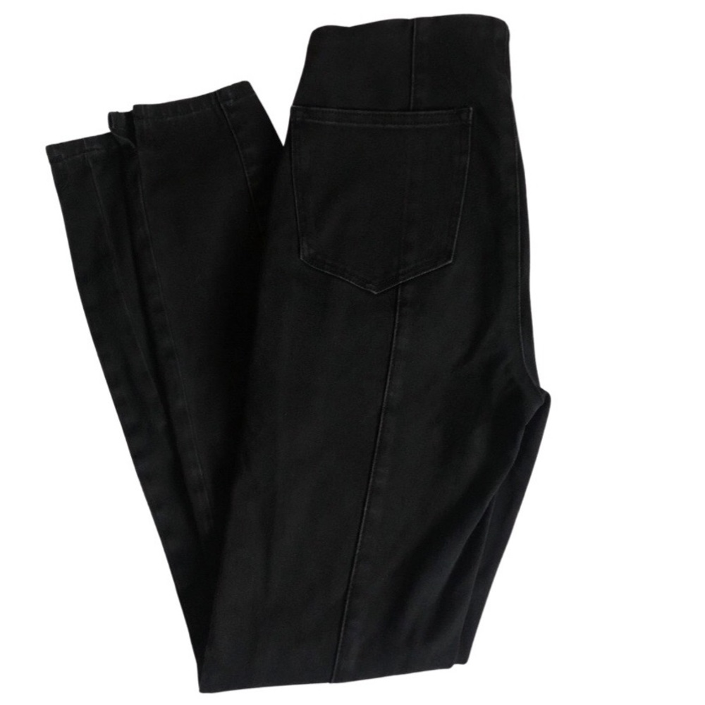 Pilcro and The Letterpress Women's Jeans High Rise Denim Leggings Size 27 black